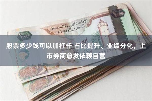 股票多少钱可以加杠杆 占比提升、业绩分化，上市券商愈发依赖自营