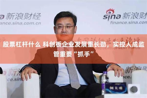 股票杠杆什么 科创板企业发展重长劲，实控人成监管重要“抓手”