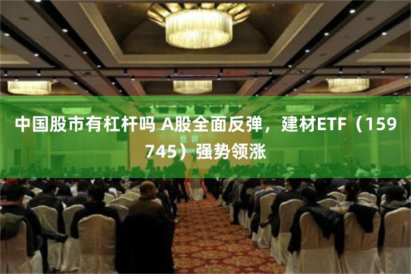 中国股市有杠杆吗 A股全面反弹，建材ETF（159745）强势领涨