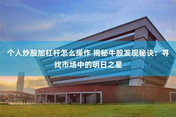 个人炒股加杠杆怎么操作 揭秘牛股发现秘诀：寻找市场中的明日之星
