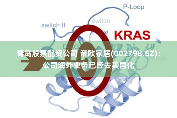 青岛股票配资公司 帝欧家居(002798.SZ)：公司海外业务已经去美国化