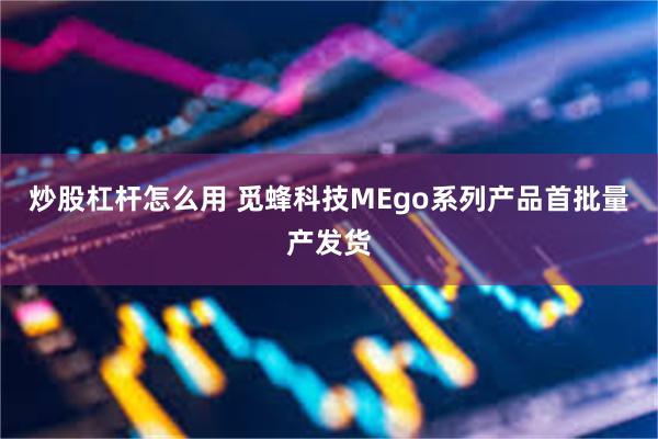 炒股杠杆怎么用 觅蜂科技MEgo系列产品首批量产发货